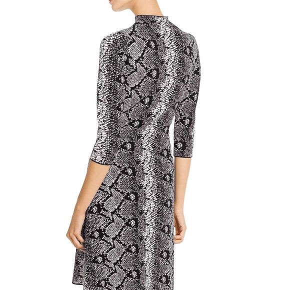 Nanette Lepore Sweater Dress Snake Print Small - Picture 3 of 11